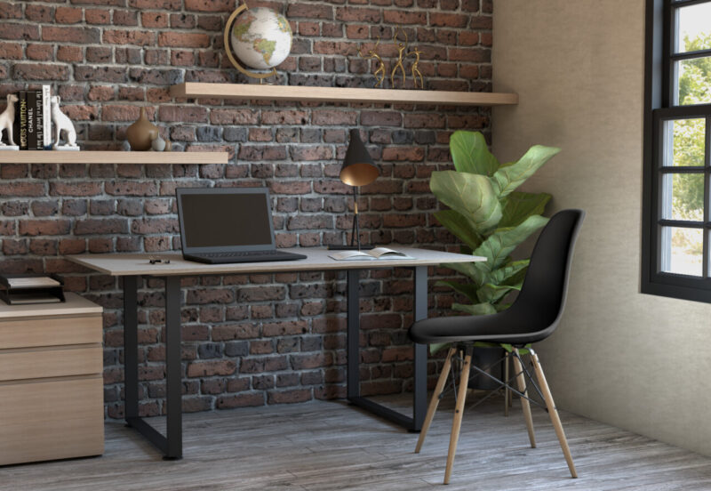 mesa-minimalista-silla-negra